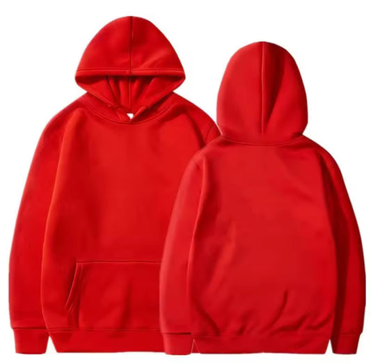 Sweat à capuche rouge mixte DRIPMOOD