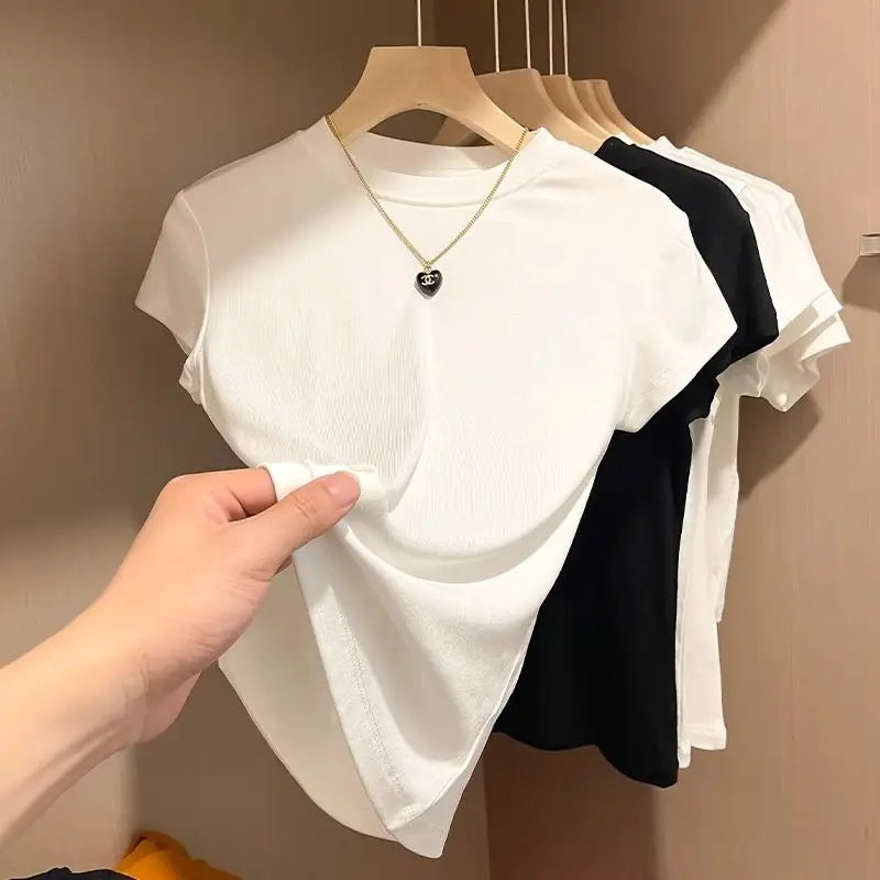 T-shirt blanc pour femme DRIPMOOD