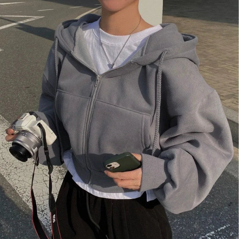 Sweat-shirt à capuche hiver pour femme DRIPMOOD