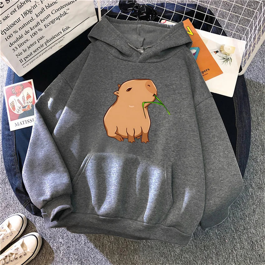 Sweat à capuche mixte Capybara Kawaii DRIPMOOD
