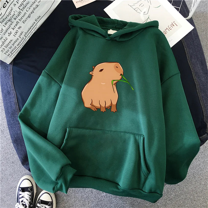 Sweat à capuche mixte Capybara Kawaii DRIPMOOD