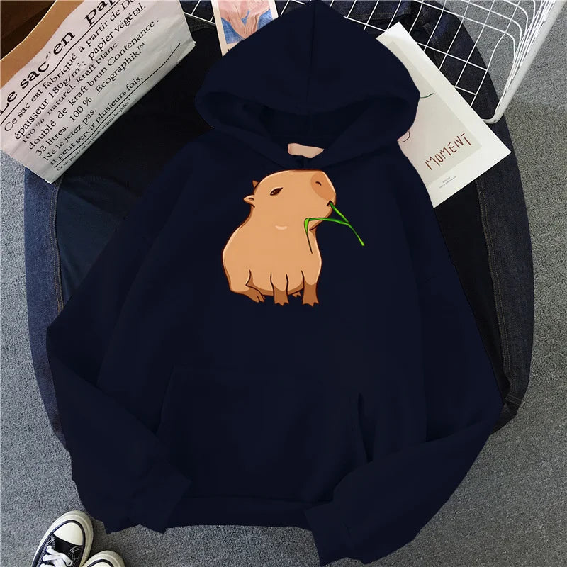 Sweat à capuche mixte Capybara Kawaii DRIPMOOD
