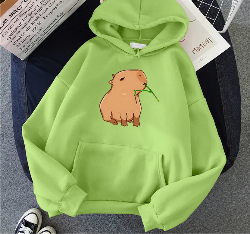 Sweat à capuche mixte Capybara Kawaii DRIPMOOD