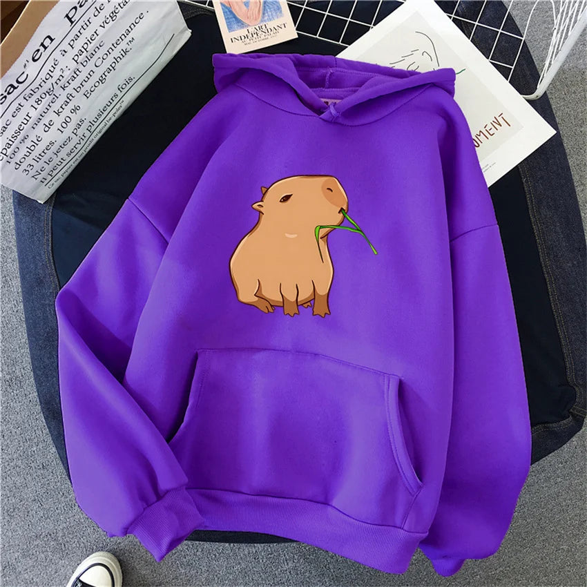 Sweat à capuche mixte Capybara Kawaii DRIPMOOD