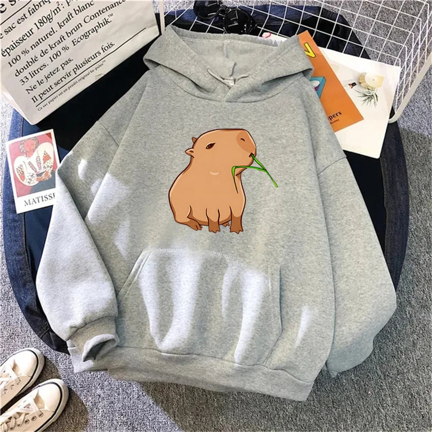 Sweat à capuche mixte Capybara Kawaii DRIPMOOD