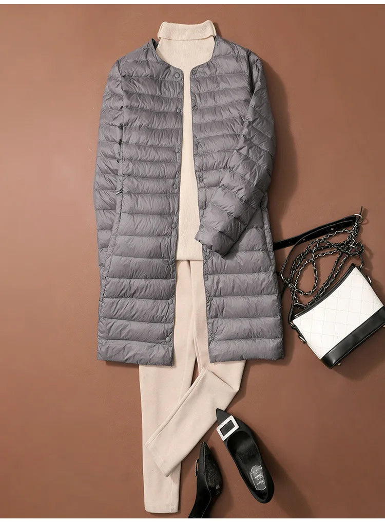 Doudoune longue légère femme DRIPMOOD